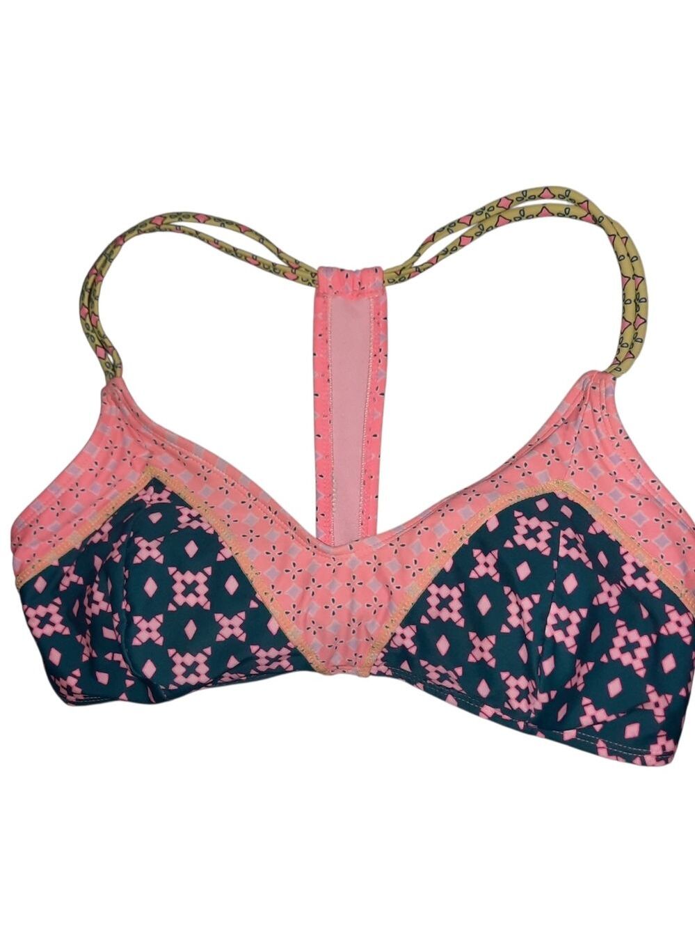 Xhilaration Multicolored Bikini Top Large